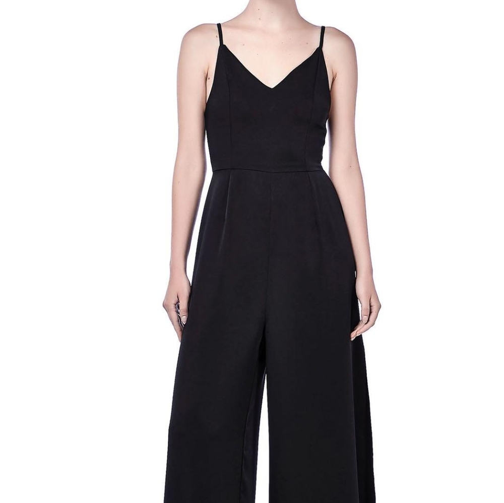 Monteau Black Jumpsuit